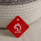 Корзина для белья Доляна «Милано», плетёная, ручная работа, 30×34 см - Фото 3