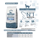 Сухой корм Monge Cat Speciality Line Monoprotein Sterilised для кошек, форель, 1,5 кг 7315985