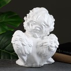 Фигура "Ангел посылает воздушный поцелуй" белый, 23х28х21см - фото 24565224