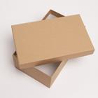 Набор коробок 6 в 1, упаковка подарочная, «Крафт», 20 х 12.5 х 7.5 ‒ 32.5 х 20 х 12.5 см - Фото 5