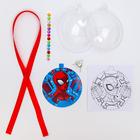 Набор для творчества «Елочный шар под раскраску», Человек паук - Фото 2