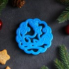Форма для печенья «Сказочный олень», вырубка, штамп, цвет синий - Фото 2