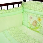 Комплект в кроватку "Сладкий сон", 7 предметов, цвет зелёный - Фото 4