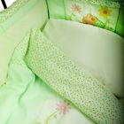Комплект в кроватку "Сладкий сон", 7 предметов, цвет зелёный - Фото 6