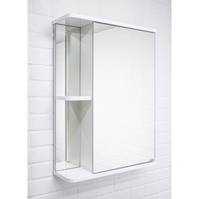 Зеркало шкаф для ванной комнаты Айсберг Норма 1-50, правый