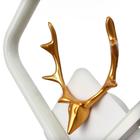 Бра «Олень» LED 16 Вт 4000К 24×24 см бело-золотой 22×24 см - фото 3763629