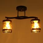 Люстра 1080/2BK 40Вт Е27 черный 40х14х27 см BayerLux - фото 21372470