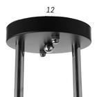 Люстра 1080/2BK 40Вт Е27 черный 40х14х27 см BayerLux - фото 21372471