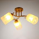 Люстра 1082/3GD 40Вт Е27 золото 48х48х24 см BayerLux - фото 21372474