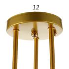 Люстра 1082/3GD 40Вт Е27 золото 48х48х24 см BayerLux - фото 21372477