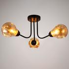 Люстра 1089/3BK 40 Вт Е27 черный 54×54×26 см BayerLux - фото 35300887