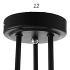 Люстра 1089/3BK 40 Вт Е27 черный 54×54×26 см BayerLux - фото 35300889