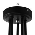 Люстра 1089/5BK 40Вт Е27 черный 60х60х26 см BayerLux 5443320