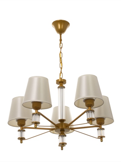 Люстра 1091/5GD 40 Вт Е27 золото 60×60×38-78 см BayerLux