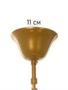 Люстра 1091/5GD 40 Вт Е27 золото 60×60×38-78 см BayerLux - Фото 5