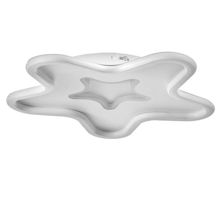 Люстра с ПДУ 1201/1 LED 90 Вт 3000-6000К белый 47×47×8 см BayerLux