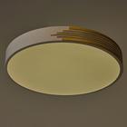 Люстра с ПДУ 1206/1WT LED 90Вт 3000-6000К бело-золотой 47х47х9 см BayerLux - фото 43715441