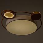 Люстра с ПДУ 1215/1WT LED 120Вт 3000-6000К бело-золотой 50х50х9 см BayerLux 5482860