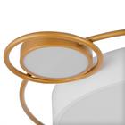 Люстра с ПДУ 1215/1WT LED 120Вт 3000-6000К бело-золотой 50х50х9 см BayerLux 5482860