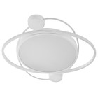 Люстра с ПДУ 1222/1WT LED 120 Вт 3000-6000К белый 50×50×9 см BayerLux - фото 49174690