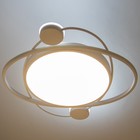 Люстра с ПДУ 1222/1WT LED 120 Вт 3000-6000К белый 50×50×9 см BayerLux - фото 49174691