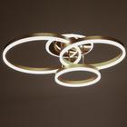 Люстра с ПДУ 1342/3 LED 160Вт 3000-6000К золото 77х55х20 см BayerLux 5540530