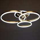 Люстра с ПДУ 1342/3 LED 160Вт 3000-6000К золото 77х55х20 см BayerLux 5540530