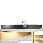 Люстра с ПДУ 1342/3 LED 160Вт 3000-6000К золото 77х55х20 см BayerLux 5540530