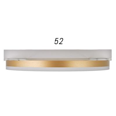 Люстра с пультом BayerLux 1343/2, светодиодная, 100 Вт, 3000-6000К, золотистая, 52×50×9 см