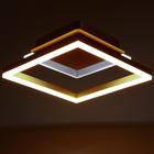 Люстра с ПДУ 1346/1 LED 80Вт 3000-6000К золото 43х43х9 см BayerLux 5540534