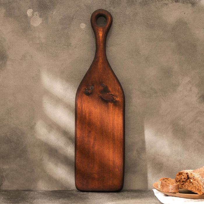 Доска разделочная деревянная Magistro, 39×10×2 см, цельный массив кедра - Фото 1