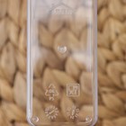 Контейнер для специй «Степ», 270 мл, 9.5×5×10 см, пластик, прозрачный, крышка белая - Фото 5