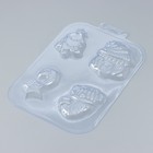Форма для шоколада и конфет пластиковая «Домики Гномики», размер ячейки 8,5×5 см, цвет прозрачный - Фото 4