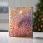 Светодиодная фигура «Лошадь» 13×16×5 см, картон, батарейка ААх2 (не в комплекте), свечение тёплое белое - Фото 3