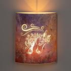 Светодиодная фигура «Лошадь» 13×16×5 см, картон, батарейка ААх2 (не в комплекте), свечение тёплое белое - Фото 4