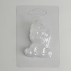 Пластиковая форма для мыла «Волшебный единорог» 5,5 × 7 см - фото 9825007