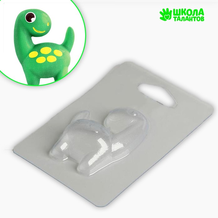 Пластиковая форма для мыла «Динозавр - диплодок»