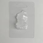 Пластиковая форма для мыла «Новый год! Снегурочка» 3,3 × 6 см - Фото 2