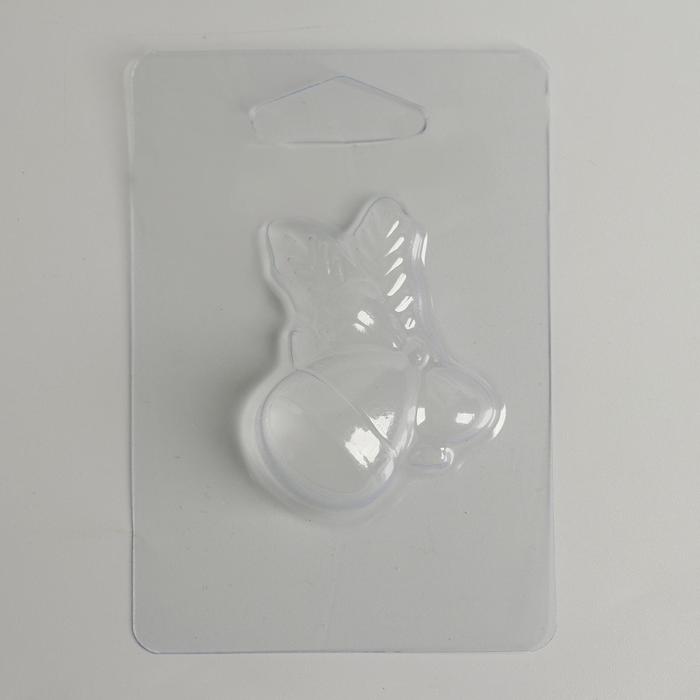 Пластиковая форма для мыла «Новогодний колокольчик» 5.3х6 см - Фото 1