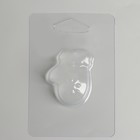 Пластиковая форма для мыла «Варежка Новый год!», 4,5 × 3,5 × 1,5 см - фото 9789355