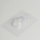 Пластиковая форма для мыла «Варежка Новый год!», 4,5 × 3,5 × 1,5 см - Фото 3
