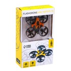 Квадрокоптер радиоуправляемый Flashdrone, работает от аккумулятора, цвет оранжевый - Фото 7