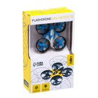 Квадрокоптер радиоуправляемый Flashdrone, работает от аккумулятора, цвет синий - Фото 4