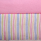 Комплект в кроватку "Радужный", 7 предметов, цвет розовый - Фото 3
