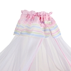 Комплект в кроватку "Радужный", 7 предметов, цвет розовый - Фото 4