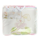 Комплект в кроватку "Радужный", 7 предметов, цвет розовый - Фото 6