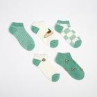 Набор женских носков (5 пар) MINAKU «Авокадо», размер 36-39 (23-25 cм) - Фото 2