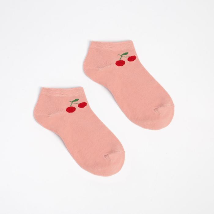 Набор женских носков (5 пар) MINAKU «Цветы», размер 36-39 (23-25 cм) - фото 1908763277