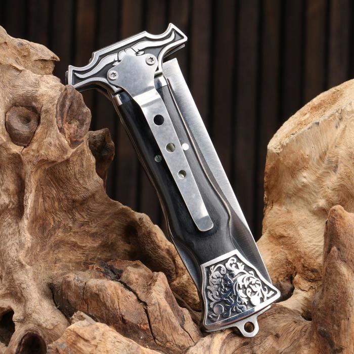 Нож складной "Матадор" сталь - 420, рукоять - дерево, 22 см - фото 1919159223