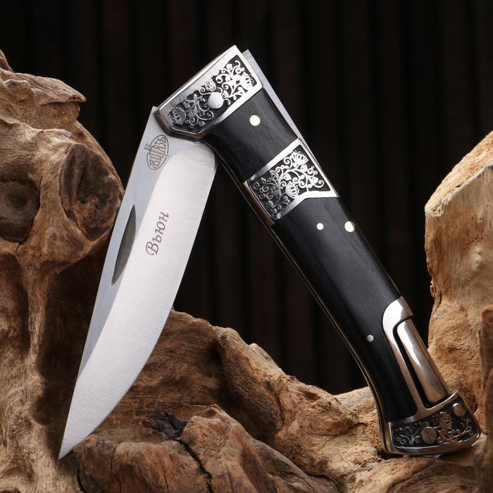 Нож складной "Вьюн" сталь - 420, рукоять - дерево, 20 см - фото 1908763326